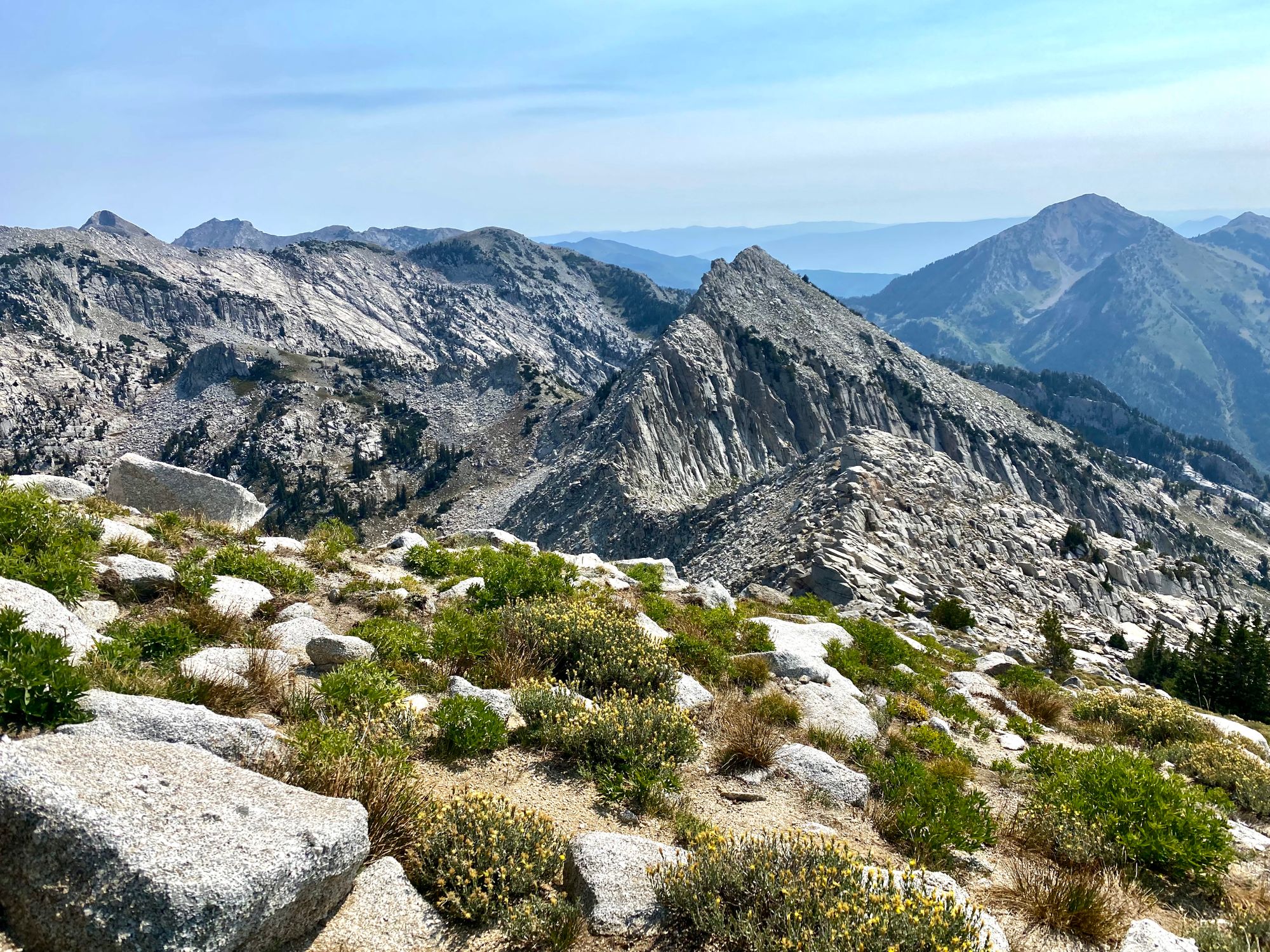 Somewhere on the neverending ridge around Little Cottonwood Canyon